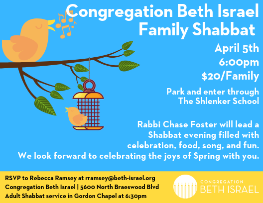 Family Shabbat - Spring 3