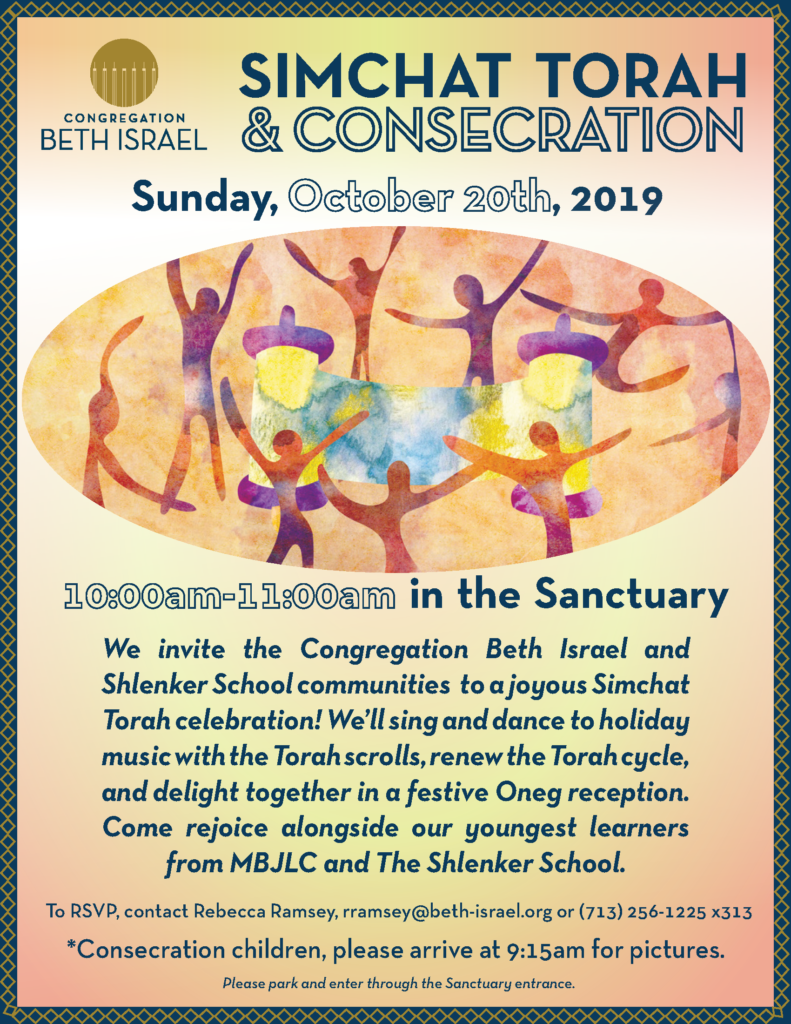 Consecration & Simchat Torah 3