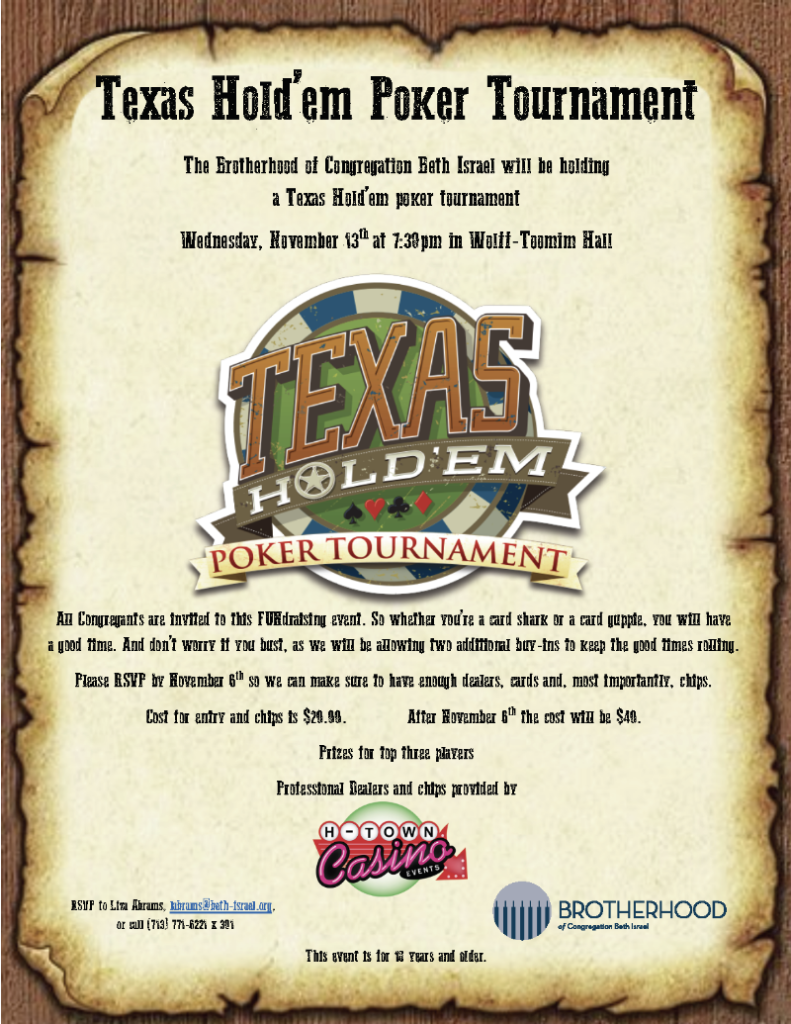 Texas Hold'em Poker Tournament 3