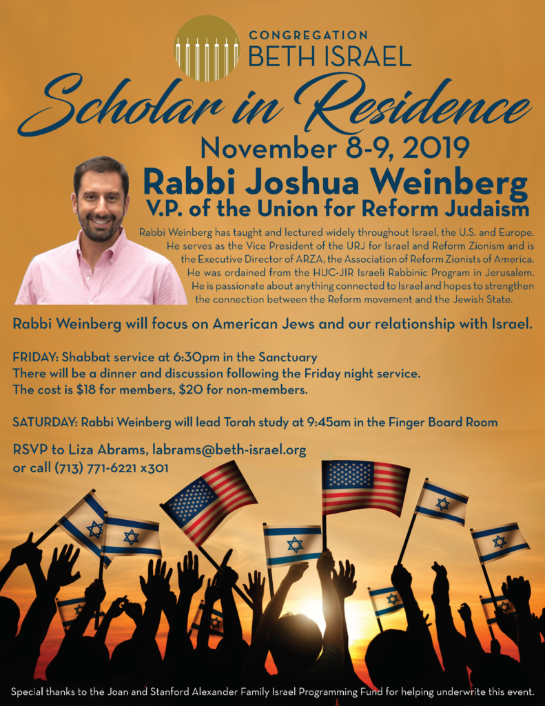 Scholar in Residence: Rabbi Joshua Weinberg 3