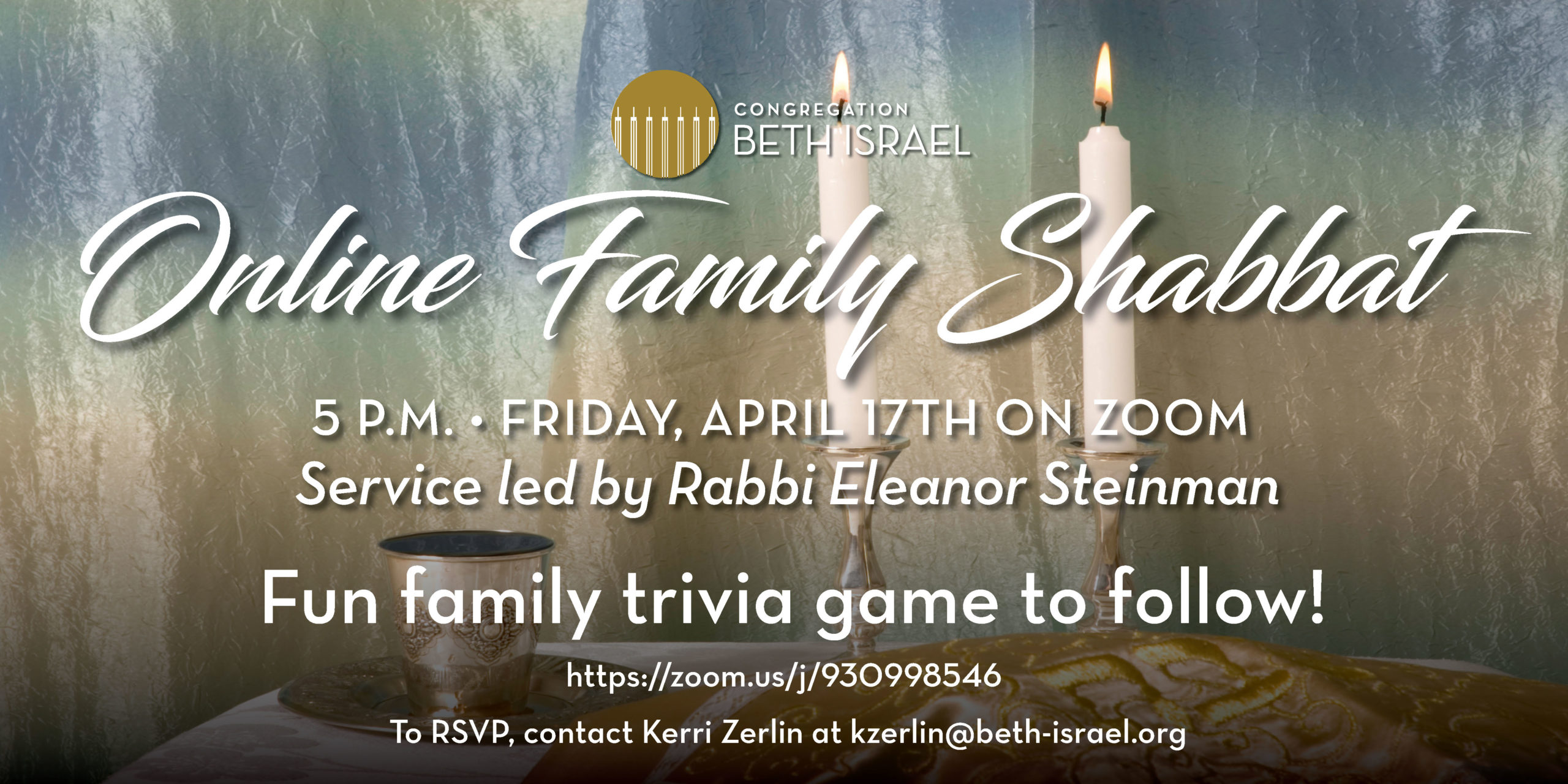 Online Family Shabbat 3