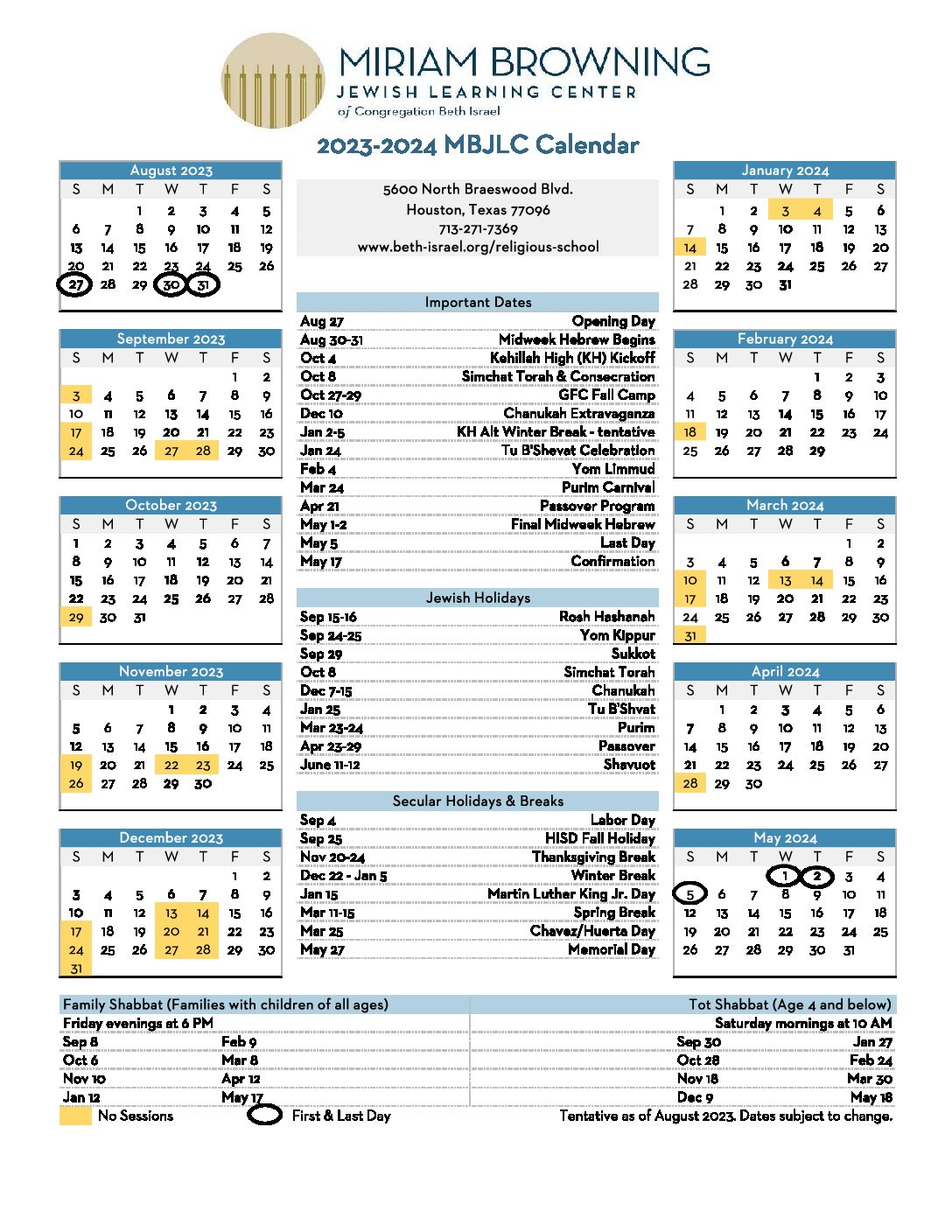 2023-2024 MBJLC Calendar 1